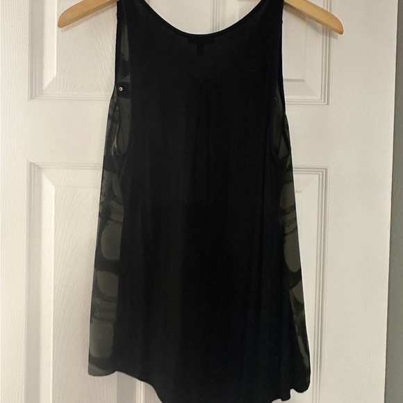 Express Women's Black and Green Top - Picture 2 of 2